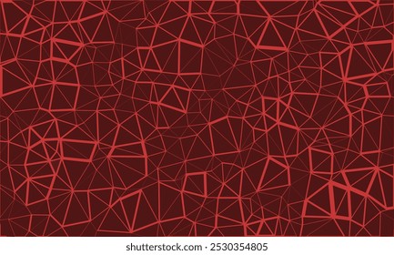 Abstract dark red cherry geometric and triangle patterns for background for display, greeting, surface, marketing, advertising, backdrop, decor, banner