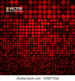 Abstract dark red circles seamless pattern background. RGB EPS 10 vector illustration
