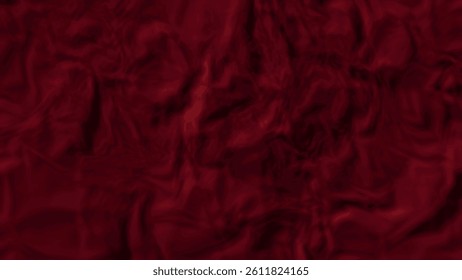 Abstract dark red crumpled paper seamless texture. An abstract close-up of red crumpled and creased paper texture background.	