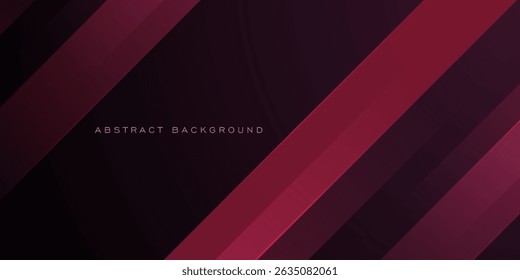 Abstract dark red dynamic background. Overlap square shapes with lights pattern. Simple elegant banner. Eps10 vector