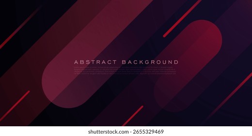 Abstract dark red dynamic color background. Simple and trendy dynamic shapes pattern design. Eps10 vector