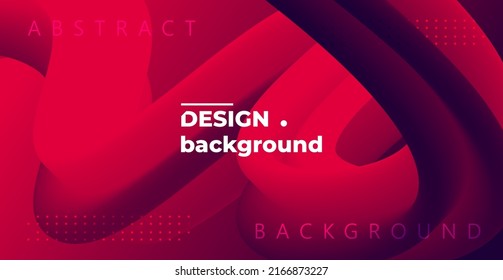 Abstract dark red fluid wave. Modern poster with gradient 3d flow shape. Innovation background design for landing page. eps10 vector