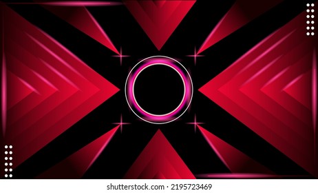 Abstract dark Red Futuristic Gaming Background,dark Red geometric background for banner or Offline stream,gaming background template