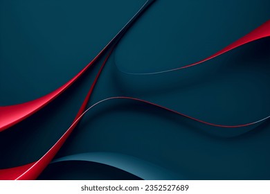 Abstract dark red geometric background. Dynamic shapes composition. Vector illustration.