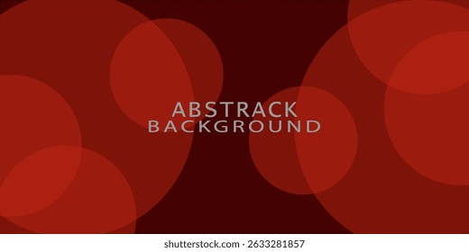 Abstract dark red geometric circle pattern gradient illustration background. 3d look and simple pattern. Cool design and luxury. Eps10 vector