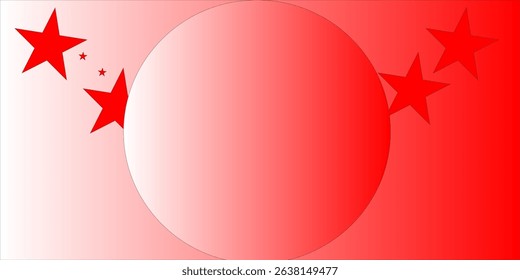 Abstract dark red geometric circle pattern gradient illustration background. 3d look and simple pattern. Cool design and luxury. Eps10 vector
