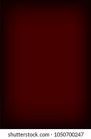 Abstract dark red gradient background. Mesh red background with dark frame. Blurred red Template for brochures, presentation, booklet, banner, postcard, flyer, report, poster, magazine A4 Vector EPS10