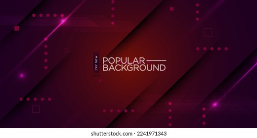 Abstrakter, dunkelroter Farbverlauf-Hintergrund mit 3D-Look-Licht und einfachem Muster. cooles Design und Luxus.Eps10 Vektor