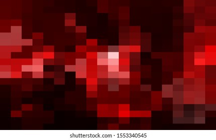 Abstract Dark Red Grid Mosaic Background, Modern abstract illustration with triangles. Creative Design Polygonal Template mosaic with squares.