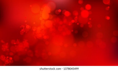 Abstract Dark Red Lights Background Illustration
