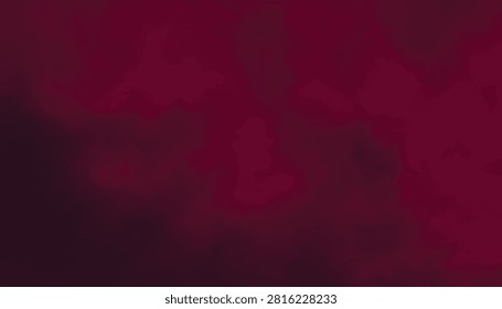 Abstract Dark Red Maroon Smoke Texture Background. Modern Burgundy Watercolor Cloud Effect Background