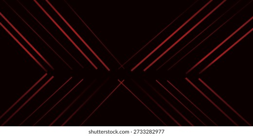 Abstractas fondo de tecnología de neón rojo oscuro con efecto de luz. diseño de Vector futurista moderno.