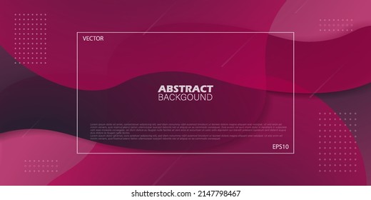 Resumen del fondo de la ilustración de gradiente rojo oscuro con líneas onduladas líquidas simples. diseño fresco.vector Eps10