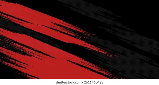 Abstract dark red speed light tail on black background. modern vector illustration