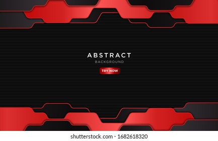 fondo deportivo rojo oscuro abstracto con forma moderna, futuro papel tapiz de concepto robótico.
