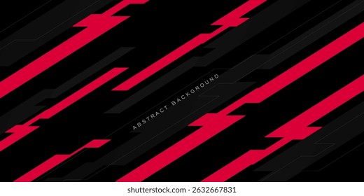 Abstract dark red sporty background. Overlap shapes trendy pattern design. Eps10 vector