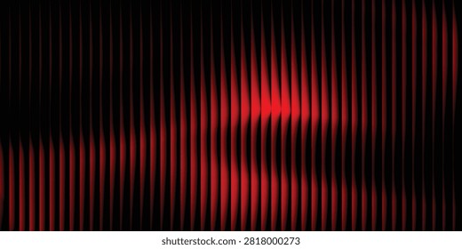 Abstract dark red vertical equalizer sound waves background, futuristic digital technology wave pattern for music cover, podcast banner, and gaming backdrop.