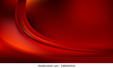 Abstract Dark Red Wavy Background
