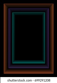 Abstract dark report cover template design. Business brochure document layout for company presentations.