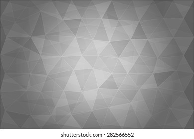 abstract dark rumpled triangular background  