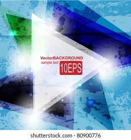 Abstract dark shape design concept. Vector illustration