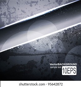 Abstract dark shape design concept. Vector illustration