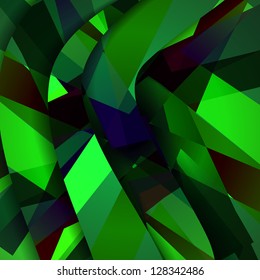 Abstract dark shape illustration.