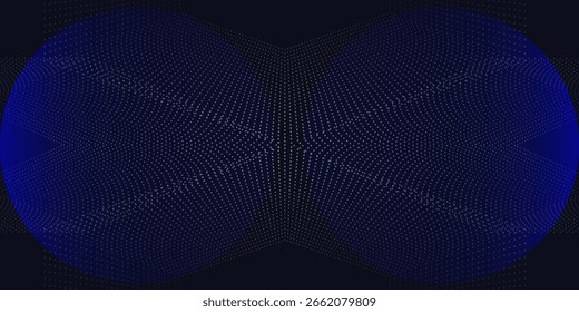 Espaço escuro abstrato com decoração de forma de pontos brilhantes. Estilo de elemento de design gráfico moderno bom cartaz de arte moderna simples linha agradável