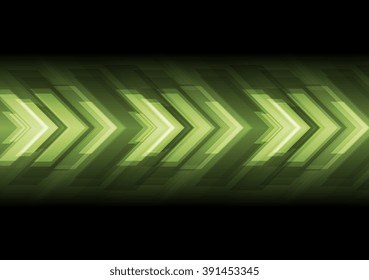Abstract dark tech arrows vector design template