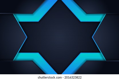 Abstract dark with texture line background with line blue