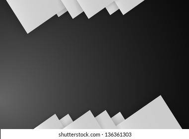 abstract dark vector background design with triangles and shadows
