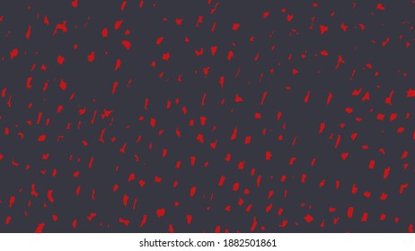 Abstract dark vector background with red spots