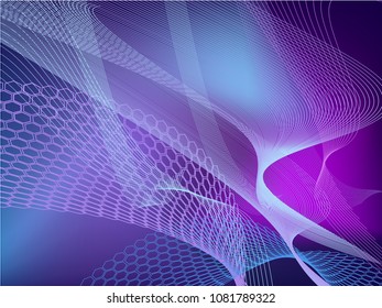 Abstract dark violet background for a modern presentation, vector illustration