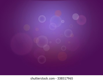 Abstract dark violet bokeh lights with sparkles vector backdrop