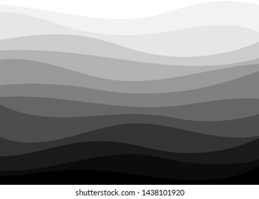 Abstract dark wave concept background design vector illustration.