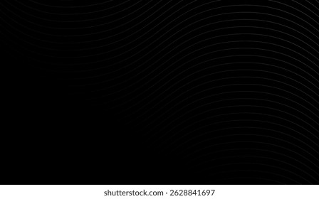 Abstract Dark Wave Texture Background for Modern Design with Subtle Curves and Minimalist Aesthetic, Perfect for Stylish Web Design and Creative Projects