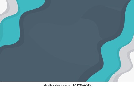 Abstract dark wavy background with attractive colors in flat design. modern background vector that can be used for banners, billboards, presentations, covers, brochures etc.