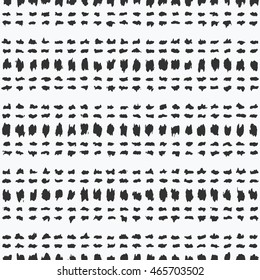 Abstract dashed brush strokes textured background. Seamless pattern.