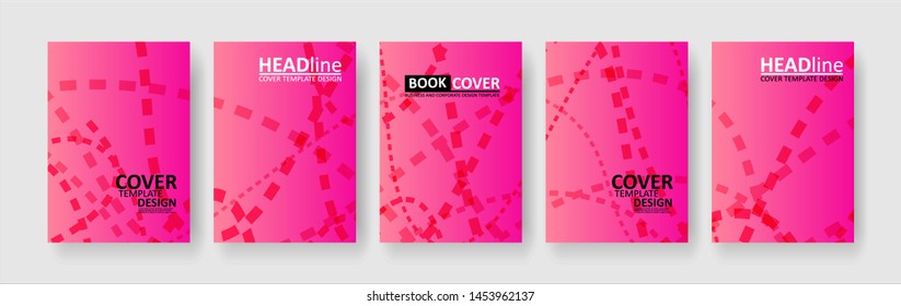 abstract dashed lines wave background with gradient color. Applicable for design cover, presentation, invitation, flyer, annual report, poster and business card, desing packaging - Vector