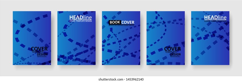 abstract dashed lines wave background with gradient color. Applicable for design cover, presentation, invitation, flyer, annual report, poster and business card, desing packaging - Vector