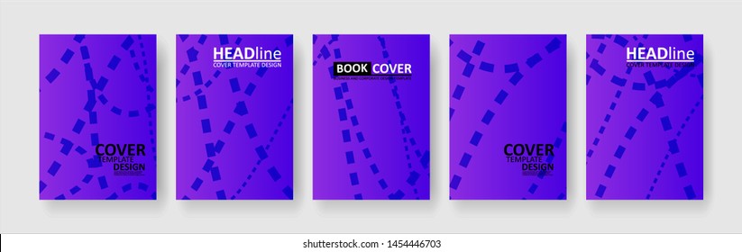 abstract dashed lines wave background with gradient color. Applicable for design cover, presentation, invitation, flyer, annual report, poster and business card, desing packaging - Vector