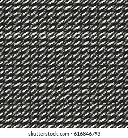 Abstract dashed strokes melange mottled textured seamless pattern.