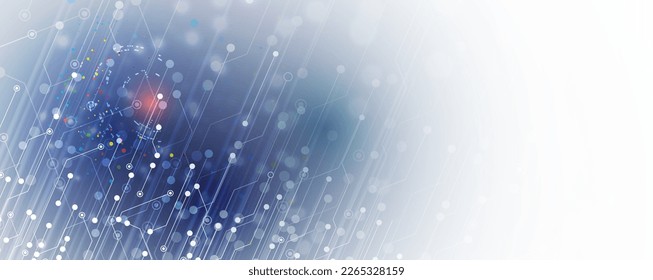 Fondo de datos abstractos. Estilo de tecnología futurista. Elegante entorno digital para presentaciones de ciberempresas.