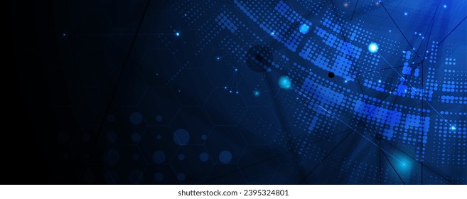 Abstract data background. Futuristic technology style. Elegant digital  background for business cyber presentations. Handmade Vector