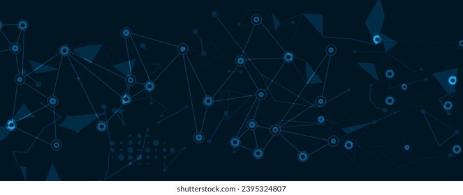 Abstract data background. Futuristic technology style. Elegant digital  background for business cyber presentations. Handmade Vector