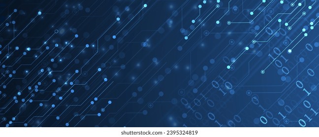 Fondo de datos abstractos. Estilo de tecnología futurista. Elegante entorno digital para presentaciones de ciberempresas. Vector hecho a mano