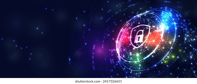 Abstract data background. Futuristic technology style. Elegant digital  background for business cyber presentations.Vector Art.