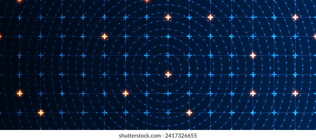 Abstract data background. Futuristic technology style. Elegant digital  background for business cyber presentations.Vector Art.