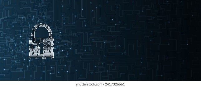 Abstract data background. Futuristic technology style. Elegant digital  background for business cyber presentations.Vector Art.