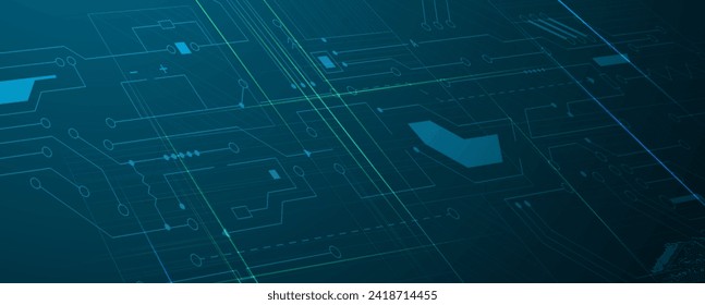 Abstract data background. Futuristic technology style. Elegant digital  background for business cyber presentations. Vector Art.